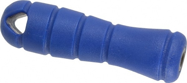 Grobet - 3-3/4" Long File Handle - For Use with 4, 5 & 6" Files, with Thread Insert - Exact Tooling