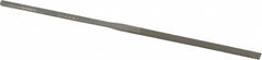 Grobet - 4" Needle Precision Swiss Pattern Equalling File - Round Handle - Exact Tooling