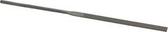 Grobet - 5-1/2" Needle Precision Swiss Pattern Equalling File - Round Handle - Exact Tooling