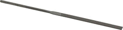 Grobet - 5-1/2" Needle Precision Swiss Pattern Equalling File - Round Handle - Exact Tooling
