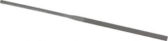 Grobet - 6-1/4" Needle Precision Swiss Pattern Equalling File - Round Handle - Exact Tooling