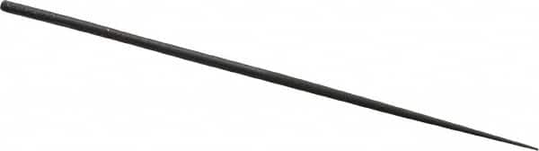 Grobet - 4" Needle Precision Swiss Pattern Round File - Round Handle - Exact Tooling