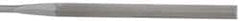 Grobet - 5-1/2" Needle Precision Swiss Pattern Slitting File - Round Handle - Exact Tooling