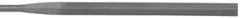 Grobet - 6-1/4" Needle Precision Swiss Pattern Slitting File - Round Handle - Exact Tooling