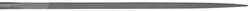 Grobet - 6-1/4" Needle Precision Swiss Pattern Square File - Round Handle - Exact Tooling