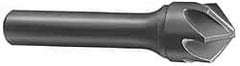 Melin Tool - 1-3/4" Head Diam, 1" Shank Diam, 6 Flute 60° Solid Carbide Countersink - Exact Tooling