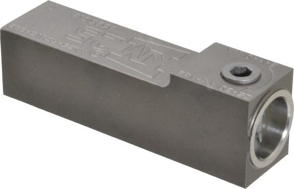 Kennametal - Right Hand Cut, KM25 Modular Connection, Square Shank Lathe Modular Clamping Unit - 1" Square Shank Length, 1" Square Shank Width, 3.819" OAL, Series RCM Square Shank - Exact Tooling