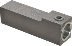 Kennametal - Right Hand Cut, KM25 Modular Connection, Square Shank Lathe Modular Clamping Unit - 1" Square Shank Length, 1" Square Shank Width, 3.819" OAL, Series RCM Square Shank - Exact Tooling