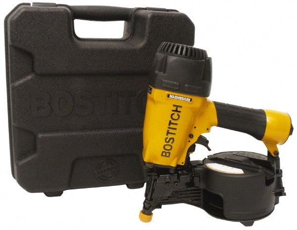 Stanley Bostitch - 1-1/4 to 2-1/2" Nail Length, 2.1 to 2.3mm Nail Diam, Siding Air Nailer - Exact Tooling