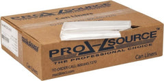 PRO-SOURCE - 0.2 mil Thick, Household/Office Trash Bags - 24" Wide x 23" High, Clear - Exact Tooling