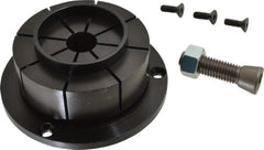 Mitee-Bite - 1.15 to 4.06" Expansion Diam, 10,000 Lb Holding Force, 1/4-20 Mounting Screw, 5/8-11 Center Screw, Mild Steel ID Expansion Clamps - Exact Tooling