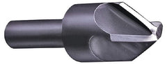 Hertel - 5/16" Head Diam, 1/4" Shank Diam, 4 Flute 60° High Speed Steel Countersink - Exact Tooling