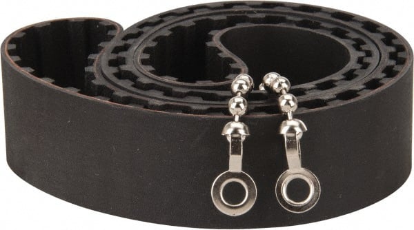 Abanaki - 8" Reach Oil Skimmer Belt - 8" Long x 1" Wide Cogged Belt, For Use with Belt Oil Skimmers - Exact Tooling