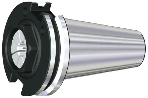 Kennametal - 3.05mm to 25.4mm Capacity, 1.06" Projection, CAT50 Taper Shank, ER40 Collet Chuck - 128.52mm OAL - Exact Tooling