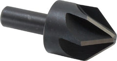 Keo - 1-1/4" Head Diam, 1/2" Shank Diam, 6 Flute 82° High Speed Steel Countersink - Exact Tooling