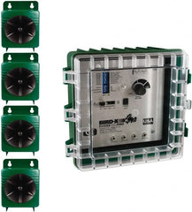 Bird-X - 3,600 Sq Ft Coverage Electronic Animal Repellent - AC Adapter, Targets Pigeons, Crows, Sparrows, Starlings, Grackles, Gulls, Cormorants - Exact Tooling