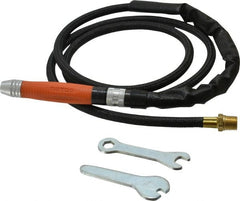 Dotco - 1/8" Collet, Straight Handle, Air Straight Die Grinder - 60,000 RPM, Rear Exhaust, 9 CFM, 0.1 hp, 90 psi, 1/8" Inlet - Exact Tooling
