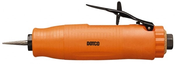 Dotco - 1/4" Collet, Straight Handle, Air Die Grinder - 25,000 RPM, Rear Exhaust, 0.6 hp, 90 psi, 1/4" Inlet - Exact Tooling