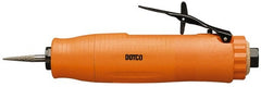 Dotco - 1/4" Collet, Straight Handle, Air Straight Die Grinder - 23,000 RPM, Front Exhaust, 38 CFM, 0.9 hp - Exact Tooling