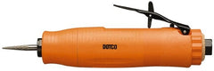 Dotco - 1/4" Collet, Straight Handle, Air Die Grinder - 18,000 RPM, Front Exhaust, 0.9 hp, 90 psi, 1/4" Inlet - Exact Tooling