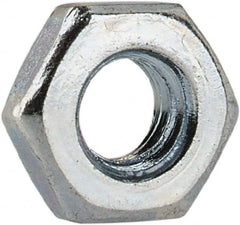 Value Collection - M3x0.50 Steel Right Hand Hex Jam Nut - 5.5mm Across Flats, 1.8mm High, Zinc-Plated Finish - Exact Tooling