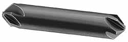 Hertel - 3/4" Head Diam, 3/4" Shank Diam, 6 Flute 120° High Speed Steel Countersink - Exact Tooling