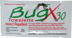 North - 50 Count 30% DEET Towelette - For Biting Flies, Black Flies, Chiggers, Deer Flies, Gnats, Midges, Mosquitoes, No-See-Ums, Stable Flies, Fleas - Exact Tooling