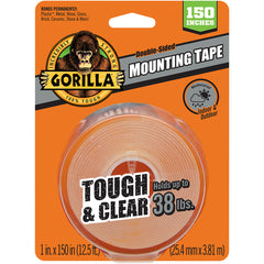 Gorilla Mounting Tape clear XL 150″ - Exact Tooling