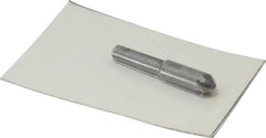 Made in USA - 1/4" Head Diam, 3/16" Shank Diam, 6 Flute 90° High Speed Steel Countersink - Exact Tooling
