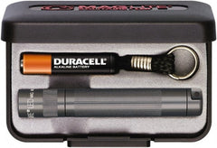 Mag-Lite - Clear LED Bulb, 47 Lumens, Mini Flashlight - Gray Aluminum Body, 1 AAA Alkaline Battery Included - Exact Tooling