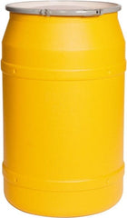 Eagle - 55 Gallon Yellow Cylindrical Polyethylene Open Head Drum - 36-3/8" High x 23" Diam - Exact Tooling