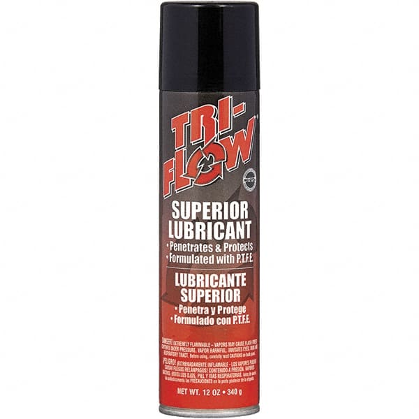 Tri-Flow - 12 oz Aerosol Petroleum Lubricant - Brown, -60°F to 475°F - Exact Tooling