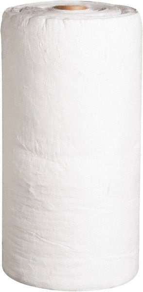 PRO-SAFE - 49 Gal Capacity per Package, Oil Only Roll - 150' Long x 30" Wide, White, Polypropylene - Exact Tooling