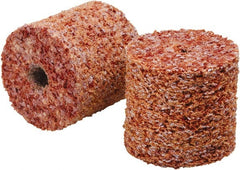 3M - 2" Diam, 1/4" Face Width, 1/4" Center Hole, Coarse Grade, Ceramic Deburring Wheel - Unitized, Hard Density 7 Grade - Exact Tooling