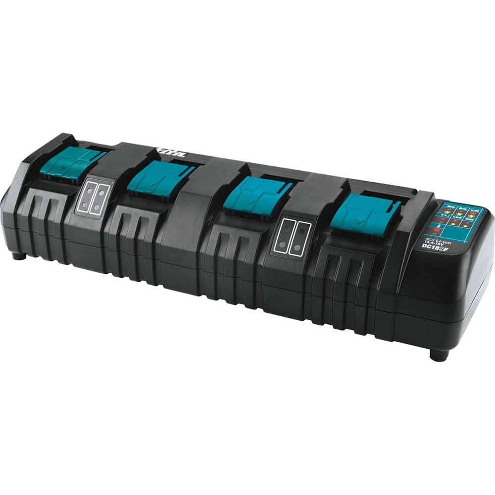Makita - Battery Chargers; Battery Size Compatibility: Proprietary ; Battery Chemistry Compatibility: Lithium-Ion ; Charging Time (Hours): 1.00 ; Charging Time (Minutes): 60 ; Maximum Number of Batteries: 4 ; Voltage: 18 - Exact Tooling