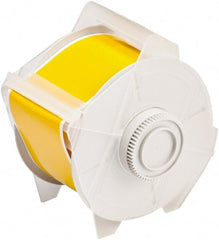 Brady - 2-1/4" Wide x 1,200" Long, Yellow Vinyl Tape - For Globalmark Industrial Labeling System - Exact Tooling