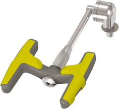 Bradley - Deck Mount, Eye & Face Wash Station - 1/2" Inlet, 30 psi Flow, 0.4 GPM Flow Rate - Exact Tooling