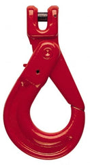 Pewag - 5/8 Inch Chain Diameter, Grade 80 Clevis Hook - 18,100 Lbs. Load Capacity, 0/01 Inch Inside Diameter, 53/64 Inch Pin Diameter, 2-23/64 Inch Hook Throat, 1-3/8 Inch Hook Width - Exact Tooling