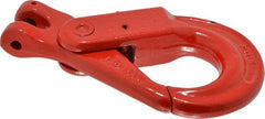 Pewag - 5/16 Inch Chain Diameter, Grade 80 Clevis Hook - 4,500 Lbs. Load Capacity, 23/64 Inch Inside Diameter, 23/64 Inch Pin Diameter, 1-37/64 Inch Hook Throat, 1-11/32 Inch Hook Width - Exact Tooling