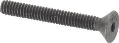 Value Collection - #5-40 UNC Hex Socket Drive, 82° Flat Screw - Alloy Steel, Black Oxide Finish, Fully Threaded, 1" OAL - Exact Tooling