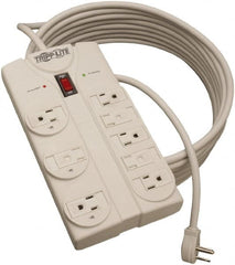 Tripp-Lite - 8 Outlets, 120 VAC15 Amps, 25' Cord, Power Outlet Strip - Floor, Keyhole Mount, 5-15 NEMA Configuration, 1.51" Strip - Exact Tooling