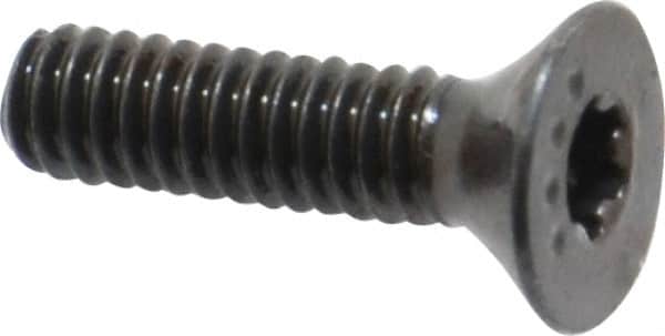 Camcar - #5-40 UNC Torx Plus Drive, 82° Flat Screw - Alloy Steel, Black Oxide Finish, Fully Threaded, 1/2" OAL - Exact Tooling