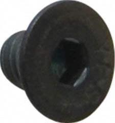 Value Collection - #10-32 UNF Hex Socket Drive, 82° Flat Screw - Alloy Steel, Black Oxide Finish, Fully Threaded, 1/4" OAL - Exact Tooling