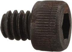 Value Collection - #3-48 UNC Hex Socket Drive, Socket Cap Screw - Alloy Steel, Black Oxide Finish, Fully Threaded, 1/8" Length Under Head - Exact Tooling