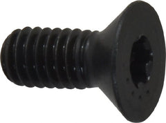 Camcar - 5/16-18 UNC Torx Plus Drive, 82° Flat Screw - Alloy Steel, Black Oxide Finish, Fully Threaded, 3/4" OAL - Exact Tooling