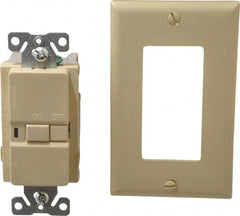 Cooper Wiring Devices - 1 Phase, 5-15R NEMA, 125 VAC, 15 Amp, Self Grounding, GFCI Receptacle - 2 Pole, Back and Side Wiring, Specification Grade - Exact Tooling