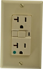 Cooper Wiring Devices - 1 Phase, 5-20R NEMA, 125 VAC, 20 Amp, Self Grounding, GFCI Receptacle - 2 Pole, Back and Side Wiring, Tamper Resistant, Hospital Grade - Exact Tooling