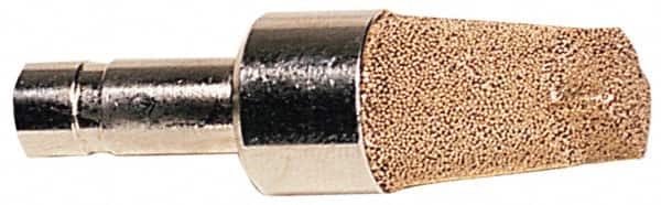 Legris - Plug In, 48mm OAL, Muffler - 175 Max psi, 6 CFM, 85 Decibel Rating, Sintered Bronze - Exact Tooling
