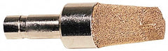 Legris - Plug In, 68mm OAL, Muffler - 175 Max psi, 11 CFM, 108 Decibel Rating, Sintered Bronze - Exact Tooling