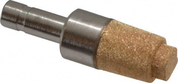 Legris - Plug In, 49.5mm OAL, Muffler - 175 Max psi, 6 CFM, 85 Decibel Rating, Sintered Bronze - Exact Tooling